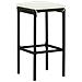Set Bar da Giardino 7 pz Nero in Legno Acacia e Polyrattan - Foto miniatura 4