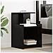 Comodini 2 pz Rovere Nero 40x35x60 cm Legno ingegnerizzato - Foto miniatura 4