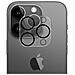 Protezione Obiettivo Fotocamera Per Iphone 15 Pro / 15 Pro Max Copertura Totale, Nero Transparente - Foto miniatura 1