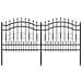 Recinzione da giardino Grigio 140 cm - Foto miniatura 1