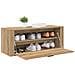 Mobile per scarpe con porta rovere artigianale 100 x 35 x 38 cm - Foto miniatura 3