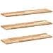 Mensole da Parete 3 pz 100x20x2 cm Legno Acacia Non Trattato - Foto miniatura 1