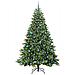 Albero di Natale artificiale con 300 LED Verde 210 cm PE e PVC - Foto miniatura 3