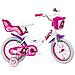 Sch Heart 14'' - Bicicletta Per Bambine (4-6 Anni), Ruote 14'', Telaio Acciao, Con Accessori - Colore Bianco - Foto miniatura 1