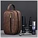 Beauty Case Da Viaggio Portatile Da Uomo - Elegante E Funzionale Brown - Foto miniatura 2