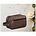 Beauty Case Da Viaggio Portatile Da Uomo - Elegante E Funzionale Brown - Foto miniatura 4
