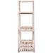 Scaffale Espositiva In Legno Bianco 98x38x127h - Foto miniatura 3