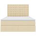 Letto con contenitore e materasso Crema 140 x 190 cm Poliestere - Foto miniatura 7