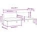 Divani Centrali Pallet Giardino con Cuscini 2pz Massello Acacia - Foto miniatura 8