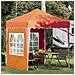 Tenda per feste a pop-up 195 x 195 x 245 cm Arancione - Foto miniatura 2