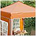 Tenda per feste a pop-up 195 x 195 x 245 cm Arancione - Foto miniatura 4