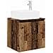 Mobile Lavabo da Parete Legno antico 49,5 x 41 x 63 cm - Foto miniatura 1