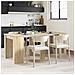 Tavolo da Pranzo 180 x 85 x 75 cm Legno ingegnerizzato - Foto miniatura 2