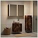 Set di mobili per il bagno 4 pcs Rovere Fumo - Foto miniatura 2