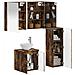 Set di mobili per il bagno 4 pcs Rovere Fumo - Foto miniatura 3