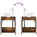 Set di mobili per il bagno 4 pcs Rovere Fumo - Foto miniatura 9