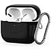 Custodia In Silicone Con Gancio Per Apple Airpods Pro 1 / 2 - Nera - Foto miniatura 1