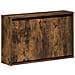 Mobiletto per Scarpe da Muro ARNHEM 71 x 17 x 43 cm Rovere Fumo - Foto miniatura 1