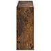 Mobiletto per Scarpe da Muro ARNHEM 71 x 17 x 43 cm Rovere Fumo - Foto miniatura 5