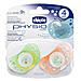 Ciuccio Succhietto Physio Air Lumi Active Silicone 4M+ 2 Pezzi - Foto miniatura 1
