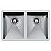 Lavello 785x460 Mm Quadra 2 Vasche Sottotop Inox Spazzolato Cod. 1208 850 - 1208850 - Foto miniatura 3
