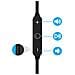 Auricolari Bluetooth In-ear Magnetici Audio Hd Nero - Foto miniatura 4