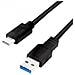 Kabel USB 3.2 Kabel A-Stecker-C-Stecker schwarz 0,5 m - Foto miniatura 1