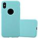 Cadorabo Custodia Compatibile Con Apple Iphone Xs Max In Candy Blu - Coperchio Protettivo In Silicone Tpu Flessibile - Foto miniatura 1