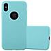 Cadorabo Custodia Compatibile Con Apple Iphone Xs Max In Candy Blu - Coperchio Protettivo In Silicone Tpu Flessibile - Foto miniatura 4