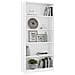 Libreria a 5 Ripiani Bianca 80x24x175 cm in Legno Multistrato - Foto miniatura 3