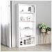 Libreria a 5 Ripiani Bianca 80x24x175 cm in Legno Multistrato - Foto miniatura 1