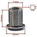 Cam Lock Chiave Di Blocco Dei Armadio Serrature Per Mailbox Cassetto Della Cucina Armadio 16 Millimetri 20 Millimetri 25 Millimetri 30mm Con 2 Chiavi - Foto miniatura 2
