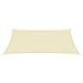 Parasole a Vela Oxford Rettangolare 2,5x5 m Crema - Foto miniatura 3