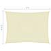 Parasole a Vela Oxford Rettangolare 2,5x5 m Crema - Foto miniatura 6