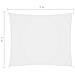 Parasole a Vela in Tessuto Oxford Rettangolare 2x3 m Bianco - Foto miniatura 6