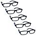 La Mens Womens Rrrrr32-1 Occhiali Da Lettura Azienda Nero Valore 5 Pack Leggero 100 - Foto miniatura 1