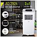 Ad 7924 Climatizzatore Portatile 5000 Btu /h, Deumidificatore, Telecomando, Timer, 20 M2 575w Bianco - Foto miniatura 5
