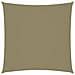 Parasole a Vela in Tela Oxford Quadrato 6x6 m Beige - Foto miniatura 1