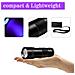 Torcia Uv Con 12 Led 395 Nm Nera - Foto miniatura 8
