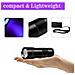 Torcia Uv Con 12 Led 395 Nm Nera - Foto miniatura 5