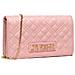 Borsa Donna Love A Spalla / Tracolla In Ecopelle Trapuntata Rosa Bs22mo31 Jc4079 Piccola - Foto miniatura 1