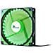 L-12025 Case per computer Ventilatore 12 cm Nero, Verde - Foto miniatura 1