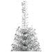 Albero di Natale a Metà con Supporto Argento 210 cm PET - Foto miniatura 2