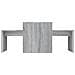 Set Di Tavolini Grigio Sonoma 100x48x40 Cm Legno Multistrato - Foto miniatura 3