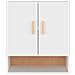 Armadietto A Muro Bianco 60x31x70 Cm In Legno Multistrato - Foto miniatura 6