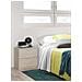 Comodino Syracuse, Comodino Moderno A 2 Cassetti, Tavolino Da Notte, Comò Basso Per Camera Da Letto, 38x34h45 Cm, Rovere - Foto miniatura 1