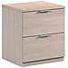 Comodino Syracuse, Comodino Moderno A 2 Cassetti, Tavolino Da Notte, Comò Basso Per Camera Da Letto, 38x34h45 Cm, Rovere - Foto miniatura 2