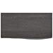 Ripiano Muro Marrone Scuro 60x30x2 cm Massello Rovere Trattato - Foto miniatura 2