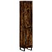 Credenza Rovere Fumo 34,5x34x180 Cm In Legno Multistrato - Foto miniatura 2