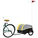 Rimorchio Da Bici Nero E Giallo 30 Kg In Ferro - Foto miniatura 3